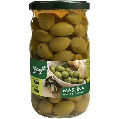 Zelena Maslina Sa Kosticom Libero 700 g