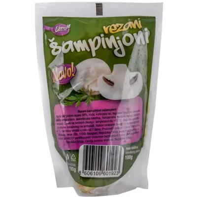 Libero Sampinjoni Rezani 300 g