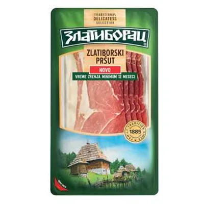 Zlatiborac Prsut Zlatiborski Narezan Zast. Atm 100 g
