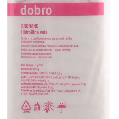 Dobro Vata Hidrofilna 200 g