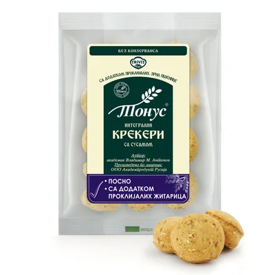 Trivit Tonus Ruski Krekeri Sa Susamom 120 g