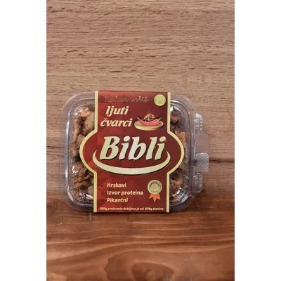 Čvarci Domaći Ljuti Bibli 120 g