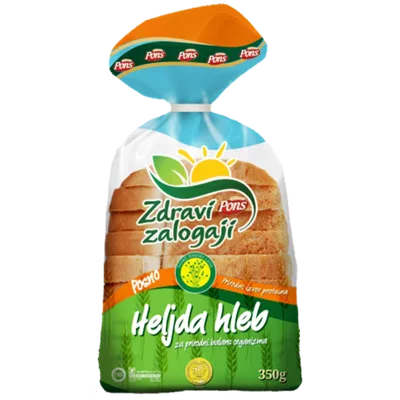 Hleb Pons Premium Heljda 350 g
