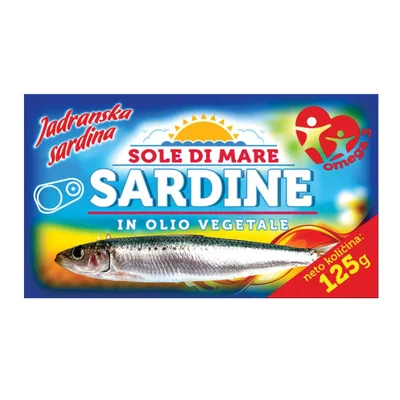 Sardina U Biljnom Ulju Sole Di Mare 125 g
