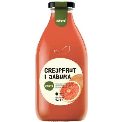Zdravo Sok Od Grejpfruta 750 ml