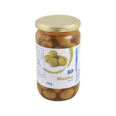 Masline Zelene Sa Košticom Interkomerc 720 g