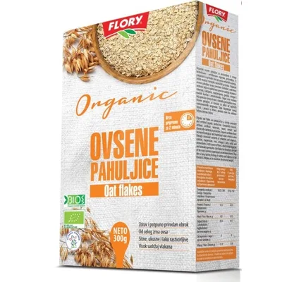 Ovsene Pahuljice Organic Flory 300 g