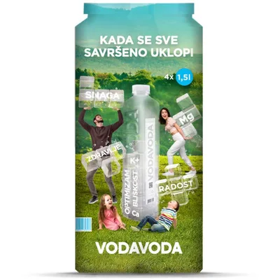 Vodavoda Voda Negazirana Multipack 6 L