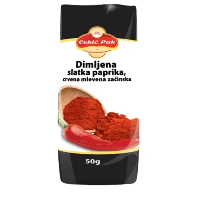 Paprika Slatka Mlevena Dimljena Cekic Pak 50 g