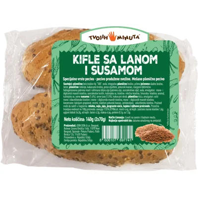 Kifla Sa Lanom I Susamom Pdm Xxx 140 g