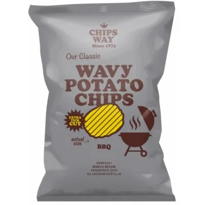 Chips Way Cips Cacanski Pekarski Bbq Nelt 150 g