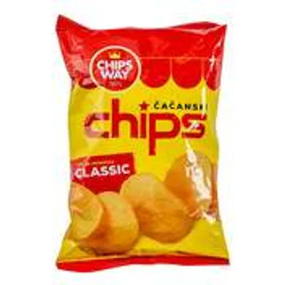 Čačanski Chips Cips Cacanski Classic Chips Way Nelt 90 g