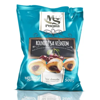 Smrznute Rolnice Vis Jabukaorah Posno 500 g