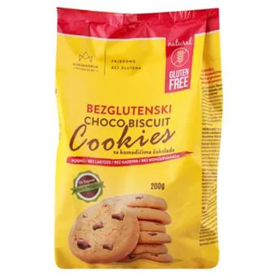 Keks Bez Glut Čok Cookies Alek 200 g