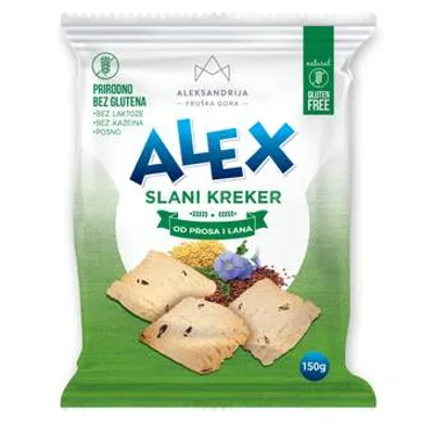 Kreker Slani Bg Proso&lan Alek 150 g