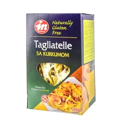 Testenina Tagliatelle Kurkuma