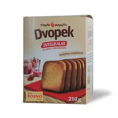 Dvopek Tvojih Pet Minuta Integralni 210 g