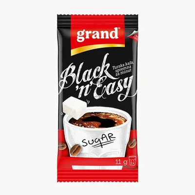 Kafa Turska Black&easy Secer Grand 11 g
