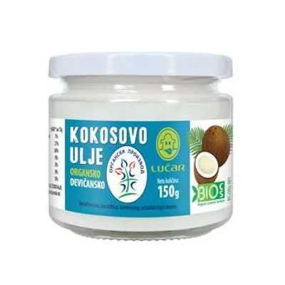 Ulje Kokosovo Organsko Devičansko Lučar 150 g
