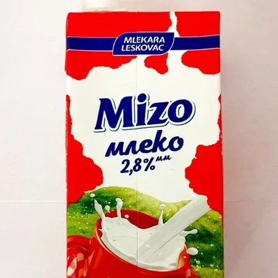 Mleko Mizo Sterilizovano 2.8%mm 1 L