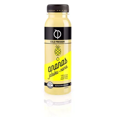 Sok Ananas Jabuka Nana Cold Pressok 250 ml