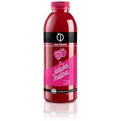Sok Jabuka Malina Cold Pressok 750 ml