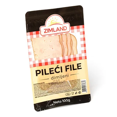 Zimland Pileci Dimljeni File Slajs 100 g