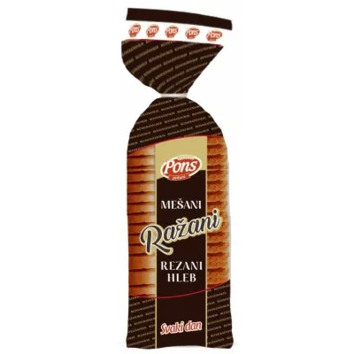 Hleb Mešano Ražani Pons 500 g