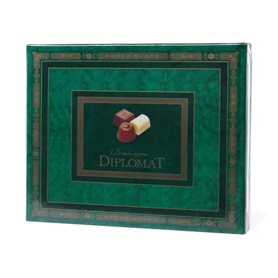Bombonjera Diplomat 01 Čokolend Zelena 190 g