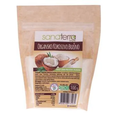Sanaterra Organsko Kokosovo Brašno 100 g