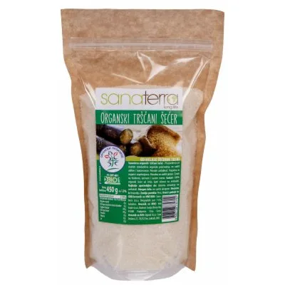 Šećer Organski Trščani Sanaterra 450 g