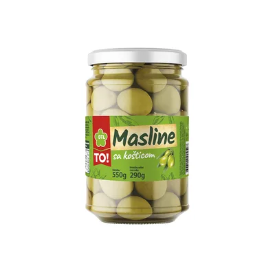 Masline Zelene Sa Kosticom To 550 g