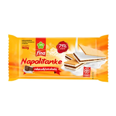 Moravka Fina Vafel Mleko/Čoko 160 g