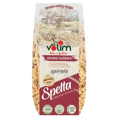 Volim Testenina Spelt Spirala 250 g