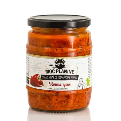 Moć Planine Ajvar Blagi 580 g