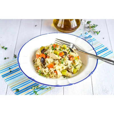 Rizoto Sa Mesom I Povrcem Ризотто С Курицей И Овощами, 300 Гр 300 g