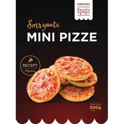 T Smrznute Mini Pice Fortuna 500 g