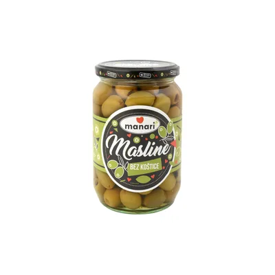 Fortuna Masline Zelene Bez Koštice 680 g
