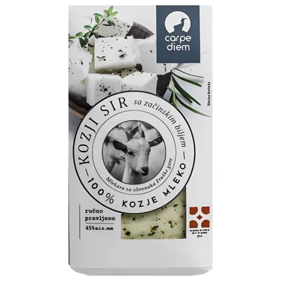 Sir Beli Polutvrdi Carpe Diem Kozji Sa Zacinskim Biljem 200 g