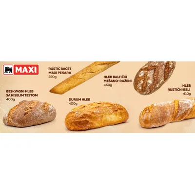 Hleb Beli Mali T500 Pekara Simić 250 g