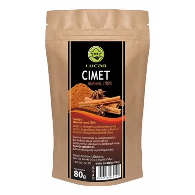 Cimet Mleveni Lučar 80 g