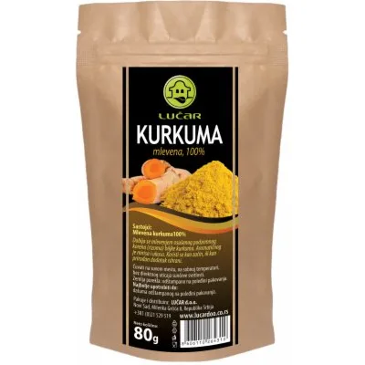 Kurkuma Mlevena Lučar 80 g