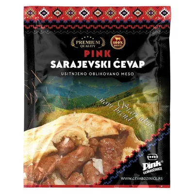 Smrznuto Meso Pink Sarajevski Cevap 400 g