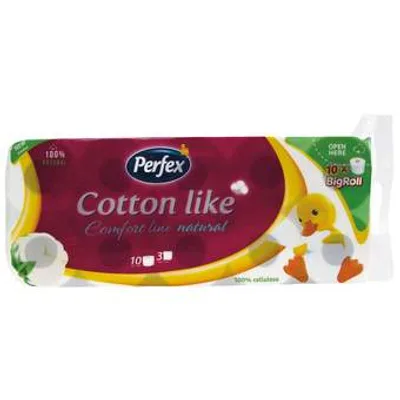 Toalet Papir Perfex Cotton Comfort Natural Pace Bordo 3sl