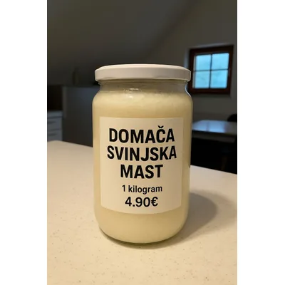Domaca Svinjska Mast Deda Dragisa 1 kg