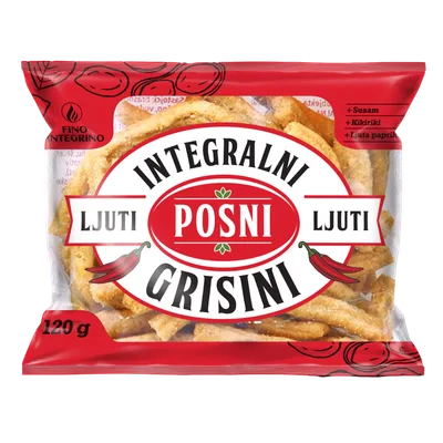 Štapići Integralni Ljuti Finointegrino 200 g