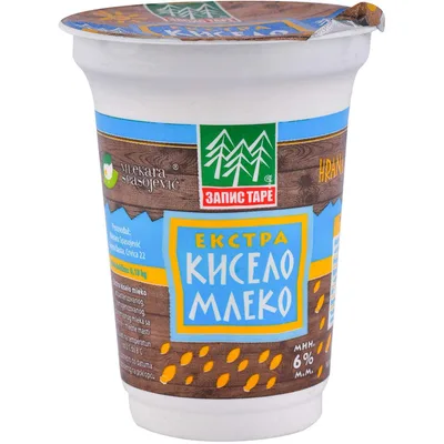 Kiselo Mleko 6%mm Teglica Zapis Tare 300 g