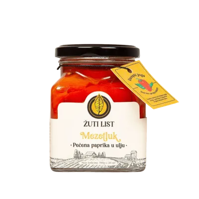Pečena Paprika U Ulju Mazetluk Žuti List 530 g
