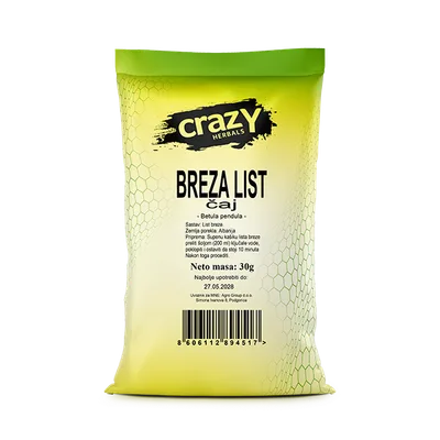 Čaj Breza List Crazy Herbals 30 g