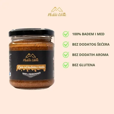 Krem Od Kikirikija I Meda Plodovi Edena 200 g